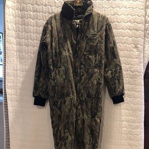 Camouflage insulated coveralls
